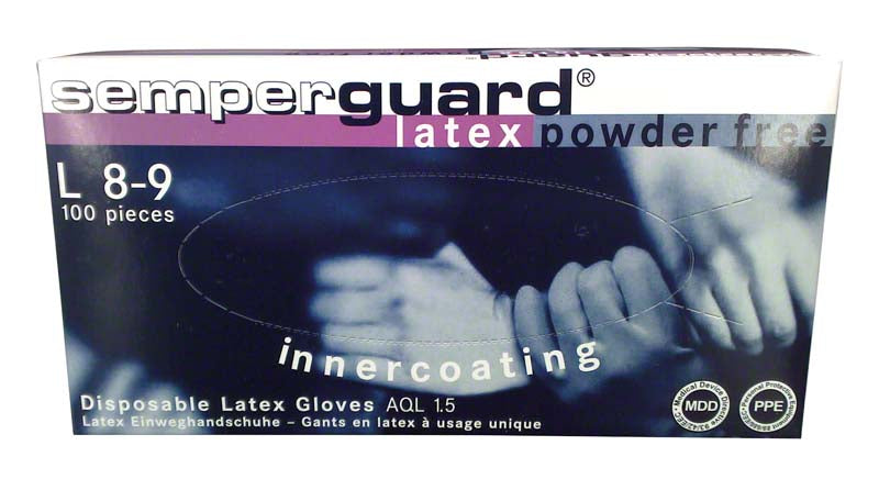 semperguard IC Latex Untersuchungshandschuhe, puderfrei, L
