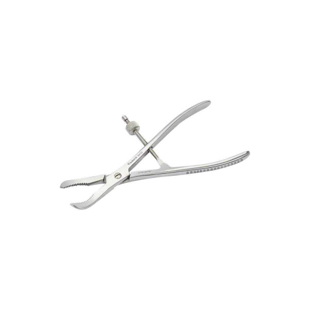 Knochenfasszange, gezahnt, Spinlock, 190 mm (001217)