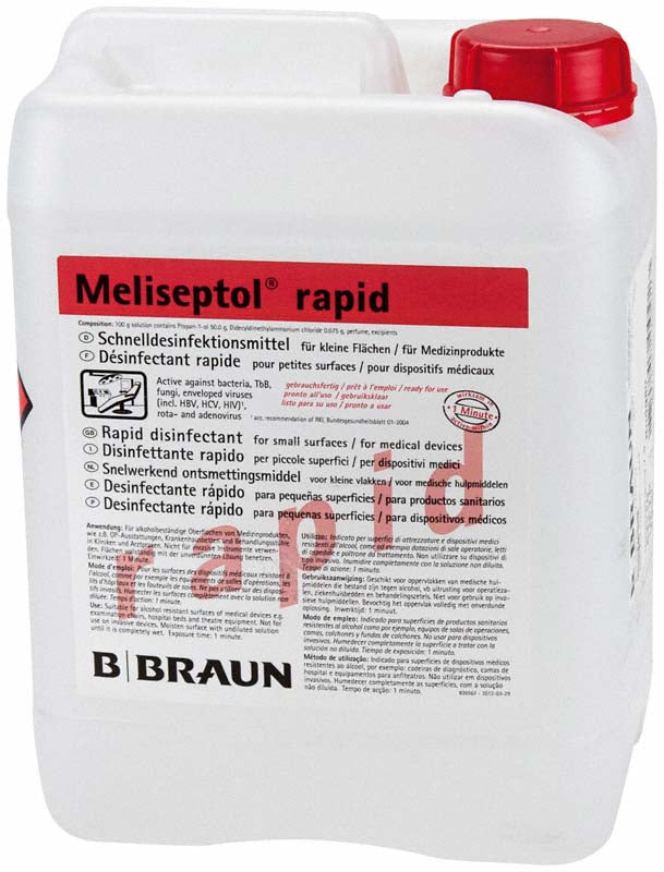 Meliseptol® rapid Flächendesinfektion, 5 L Kanister