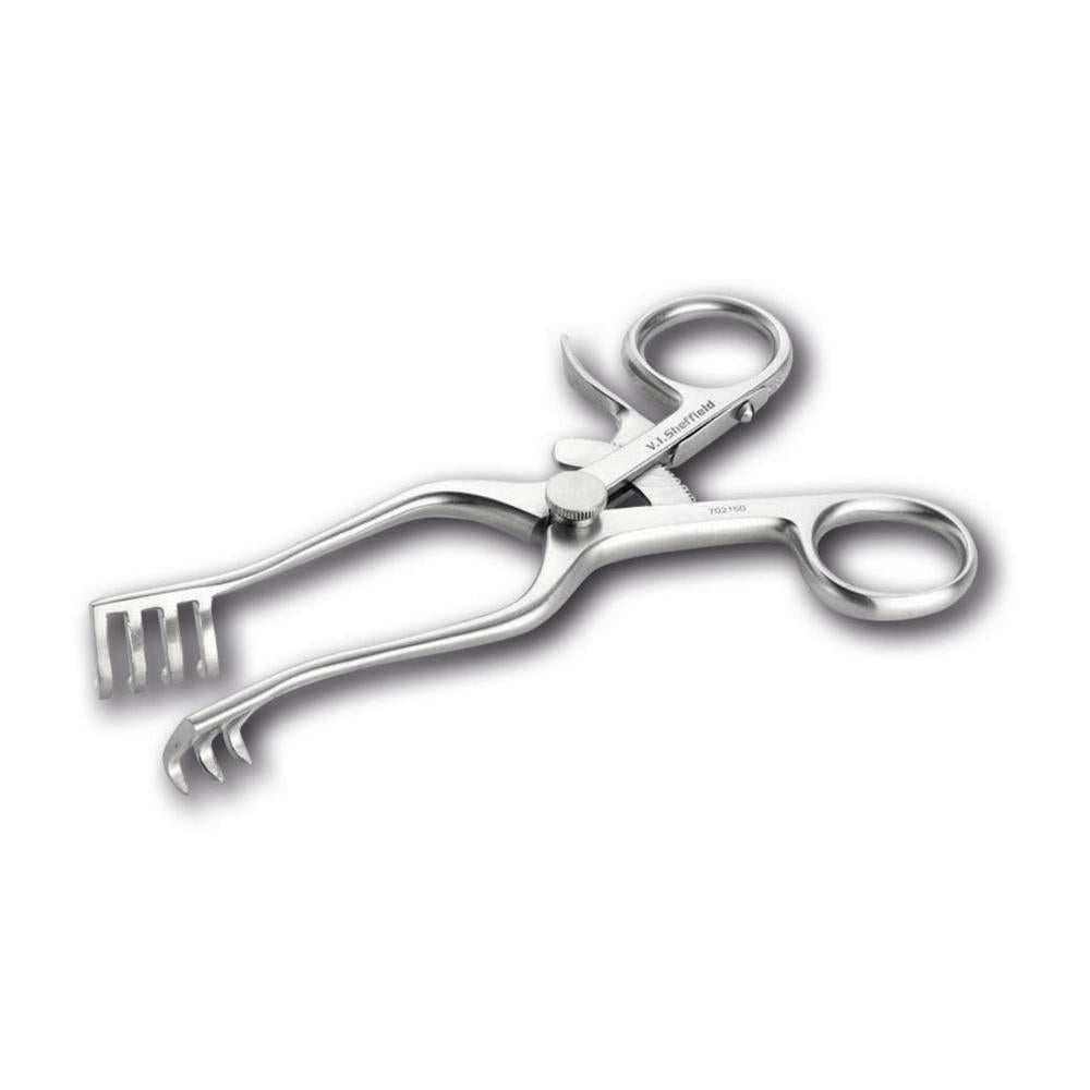Weislander Wundspreizer selbsthaltend, 140mm scharfe Zinken, 60mm Weite (702150)