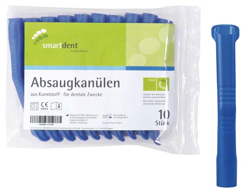 smart Absaugkanülen blau 10 Stk