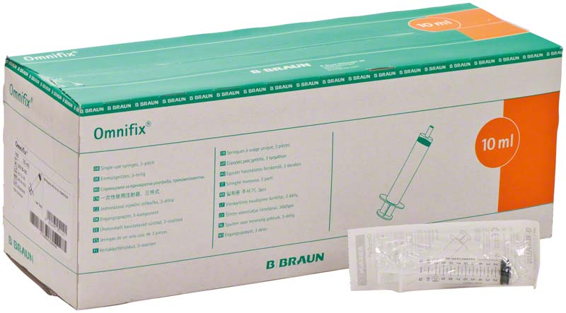 Omnifix® Solo Luer Einmalspritze 10 ml, 100 Stk