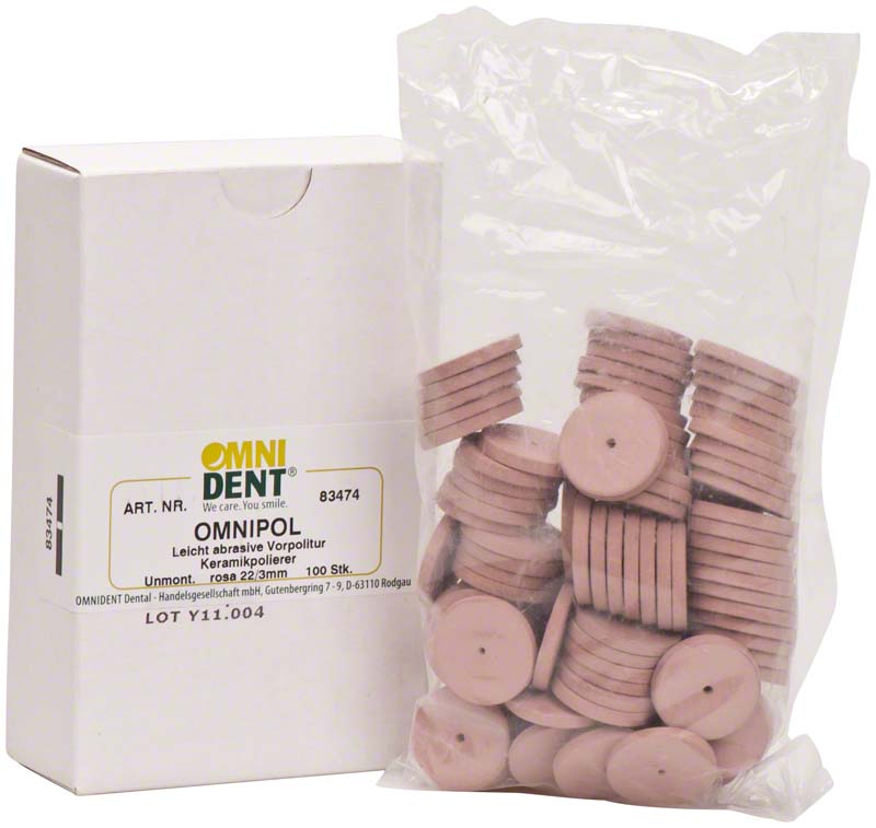 Omnipol für Keramik, 100 Stk, grau, L 22/3